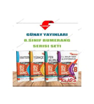 Günay Yayınları Günay Yayınları 8.sınıf Bumerang Seti ( 4 Kitap ) (Çok Renkli)