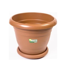 5 (BEŞ) ADET PLASTİK ÇİÇEK SAKSISI NO:2 17X17 CM