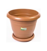 5 (BEŞ) ADET PLASTİK ÇİÇEK SAKSISI NO:2 17X17 CM