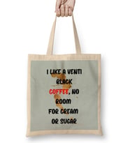 CAT Funny coffee drinks art lover gift quote vintage Retro Rainbow Style Bez Çanta Uzun Saplı