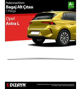 Opel Astra L Krom Bagaj Alt Çıtası 2022 Üzeri
