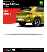 S-Dizayn Opel Astra L Krom Bagaj Alt Çıtası 2022 Üzeri