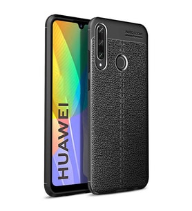 Lexroo Huawei P40 Lite E Kılıf Niss Silikon Kılıf - Siyah