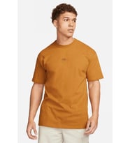 Nike Premium Essential Sust Unisex Loose Fit Tee Bol Kesim Kalın Tişört Hardal