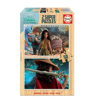 Educa Çocuk Puzzle 2X50 Parça Raya&The Last Dragon 18879