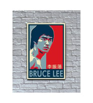 Rocky Jhon Wick Godfather Bruce Lee Dekor Konsept Tablo MDF Kaliteli Baskı Çerçeve Görünüm