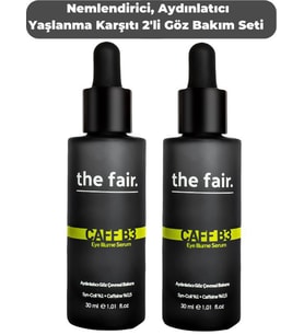 the fair. Nemlendirici, Aydınlatıcı Yaşlanma Karşıtı 2'li Göz Bakım Seti