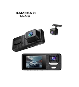 1080P 3 Kameralı Araç Dvr -Q301