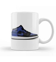 Air Jordan 1 Mid Hyper Royal Kupa Bardak Porselen