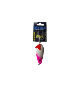 Raul 4020-PH1 26gr Pembe Kafa Beyaz Simli Turna Metal Kaşık Sahte Yem