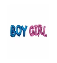 Boy Girl Birleşik Folyo Balon
