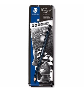 Staedtler Mars Lumograph Black Dereceli Kalem Seti 6lı