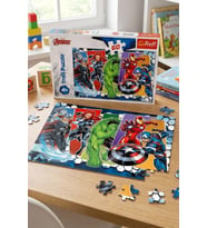 Trefl Avengers Puzzle 60 Parça Lisanslı - 4 Yaş Üzeri Eğitici Çocuk Yapboz Oyuncak (33x22 cm)