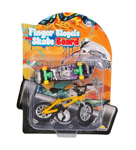 Parmak Bisikleti ve Kaykayı 2’li Set – Mini Ekstrem Spor Dünyası!