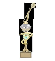 ODAK KUPA - Figürlü Kupalar - Dart Figürlü Kupalar FG-065 C - 47 cm