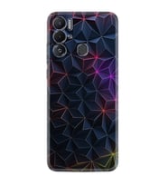 Tecno Pova Neo Kılıf Silikon Desen Özel Seri Renkli Prizmalar 1783