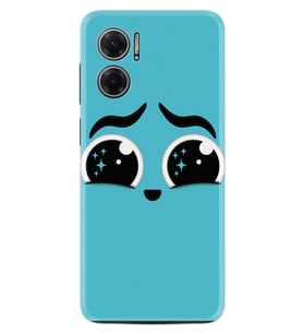 Xiaomi Redmi Note 11E Kılıf Resimli Desenli Silikon Platinium Series Üzgün 1853