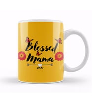 Blessed Mama Funny Mother Blessed Mama   Mom Life Summer Mommy 2021 Kupa Bardak Porselen