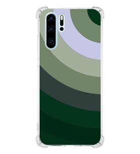 Huawei P30 Pro  Köşe Korumalı Antişok Kapak Renk Cümbüşü Tasarımlı Şeffaf  Kılıf