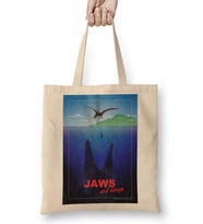 Jurassik Park Jaws Bez Çanta Uzun Saplı