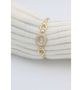 STİL İNCİSİ/ XUPING JEWELRY DAİRE ZİRKON TAŞLI KELEPÇE