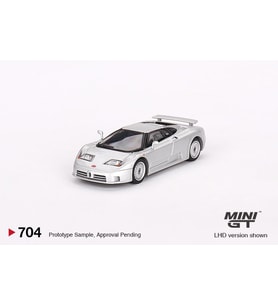 Mini GT Bugatti EB110 GT Grigio Chiaro 1:64 704 (Çok Renkli)