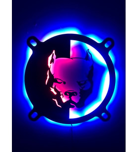 Pitbull Led Işıklı Tablo