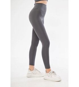 Lesa Wear Yüksek Bel Likralı Toparlayıcı Tayt (Antrasit)