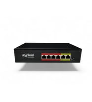 POE-4002-48W 4 PORT 10/100 + 2 PORT 10/100 RJ45 UPLINK WATCH-DOG POE SWITCH(REALTEK CHIPSET)