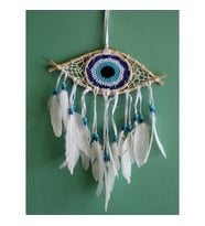 Rüya Kapanı Dream Catcher Göz Tasarımı Model 1