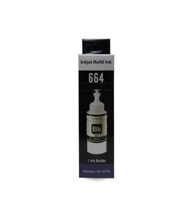 Epson T664 Uyumlu Siyah İthal Muadil Mürekkep 70Ml(YENİ ÜRÜN)