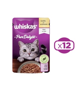 Whiskas Pouch Tavuklu Yetiskin Kedi Konservesi 85 gr X 12 Adet