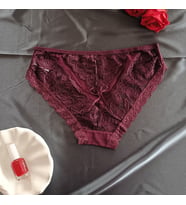 Ava Arkası Çift Pencereli Fiyonklu Full Dantelli Külot