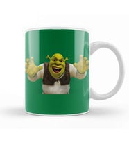 Shrek Raised Hands Pocket Shrek Kupa Bardak Porselen