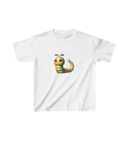Unisex Çocuk Baskılı T-Shirt - Beyaz
