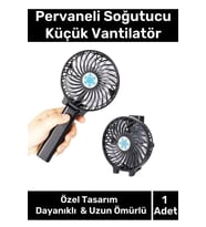 Cep Boyu Usb Şarjlı 3 Kademeli Sessiz Taşınabilir Mini Fan Pervaneli Soğutucu Küçük Vantilatör