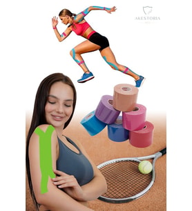 Kinezyo Sporcu Bandı Ağrı Bandı Yeşil 5 M X 5 Cm KT-002