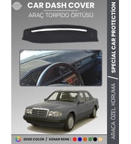MERCEDES E SERİSİ W124 (1984-1995) Torpido Örtüsü Premium Kalite Torpido Koruma Özel Kesim UV Koruma