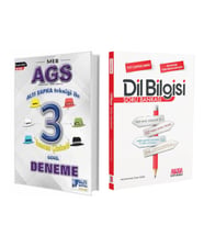 Altı Şapka 2025 MEB AGS 3 Deneme ve AKM Dil Bilgisi Soru Bankası Seti 2 Kitap