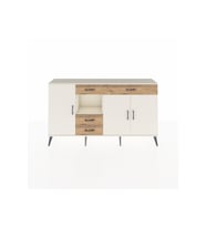 Arges Konsol 4 Raflı 4 Çekmeceli 3 Kapaklı 176x30x99 Aytaşı-Aytaşı/Çam