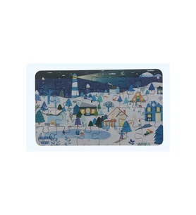 Happy Winter - Mutlu Kış / Small Puzzle 3-7 Yaş 24 Parça (Çok Renkli)
