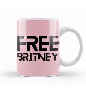 Free Britney Free Britney Spears 2022 Kupa Bardak Porselen