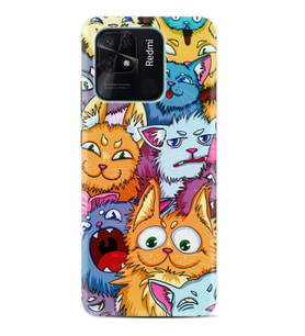 Xiaomi Poco X3 Pro M4 Pro X4 Pro C40 10C Kılıf Desenli Silikon Kediler 1723