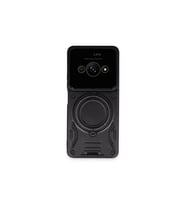 Xiaomi Poco C61 Kılıf Joy Lens Standlı Kapak - Siyah