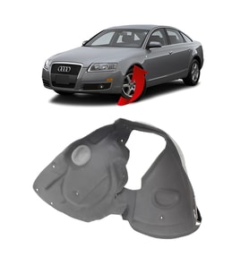 Audi A6 2005-2008 Sol Çamurluk Davlumbazı Kumaş 4F0821133H