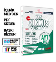 2027 YKS-AYT SÖZEL MEBİ Yeni Nesil Çıkmış Soru Bankası Son 9 Yıl Video/PDF Çözümlü BASKI ÜCRETİ