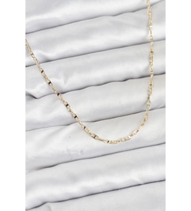 CM 14K Gold Renk Pirinç Gemi Zinciri Model Kadın Kolye TJ-BKO10918
