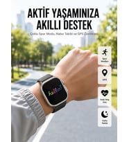 Akıllı Saat Çok Fonksiyonlu Uzun Pil Ömürlü Çağrı Cevaplayabilen Kol Saati