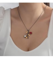 925 Ayar  Gümüş Tuba Ağaci  kolye 
