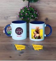 Love Yourself Kupa Bardak Lacivert Fotoğraflı Motto